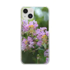 art-box2022のオリジナルの花のフォト Clear Smartphone Case