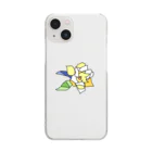 フルツの6/30 誕生花「クチナシ」 Clear Smartphone Case