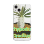 momoのPachypodium Gracilius Clear Smartphone Case