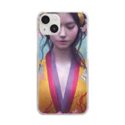 晴れのち山ライフのDeity of love #4 Clear Smartphone Case