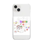 Been KamakuraのGIRL&BOY AUTUMN Ver. Clear Smartphone Case