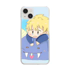 やは、@歌い手のミニキャラ Clear Smartphone Case