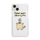 Beaver The Richのりんごを求むビーバー Clear Smartphone Case