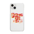 izumixxx_crownのPosterismxxx!! -white- Clear Smartphone Case