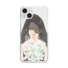 OCTPATH。の黒い花嫁 Clear Smartphone Case