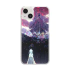 カプラのサーチライト Clear Smartphone Case