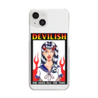 Demon Lord 9 tailsの『DEVILISH』 Clear Smartphone Case