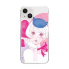 蛯原あきらのねこ耳お帽子 Clear Smartphone Case