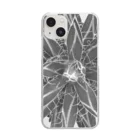 SawtoothのAgave schidigera 'Shira ito no Ohi' Clear Smartphone Case