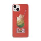 Kensuke Hosoyaのクリームソーダ Clear Smartphone Case