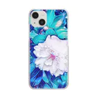 LalaHangeulの冬の花 Clear Smartphone Case