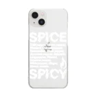 LONESOME TYPE ススのSPICE SPICY（White） Clear Smartphone Case