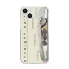 斜め上支店のまっすぐ猫-3.2_オールド Clear Smartphone Case