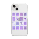 【公式】JELLY WONDERLAND【ショップ】のジェリートランプ Clear Smartphone Case