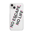 謎はないけど謎解き好きのお店のNO ESCAPE, NO LIFE Clear Smartphone Case