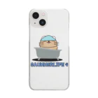 SAUNNERLIFE公式オンラインショップのさうにゃにゃん お風呂 Ver. Clear Smartphone Case