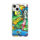 ◆◆◆◆ OCO's SHOP ◆◆◆◆【POP ART】の🌈big fish Clear Smartphone Case