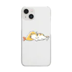 サトウノリコ*のピスピスゆーて寝るネコ【しまミケ】 Clear Smartphone Case