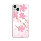 orange_honeyの桜78 Clear Smartphone Case