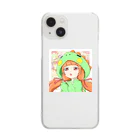 絵菜の恐竜女の子 Clear Smartphone Case