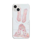 烏帽子 眇眼のanyo candle Clear Smartphone Case