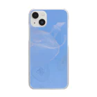 YURURIのくらげblue Clear Smartphone Case