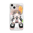 tachikawaのめいど Clear Smartphone Case