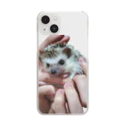 kappa_のハリネズミのしげまる Clear Smartphone Case