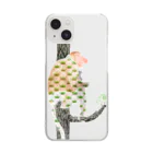 文様動物園 Pattern Zoo Museum shopの笠松 × テングザル Clear Smartphone Case