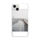 Esseの雨の日の道路 Clear Smartphone Case