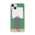 a-stilbe (アスチルベ)の窓辺の猫 Clear Smartphone Case