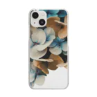 mimosaのHydrangea Clear Smartphone Case