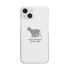 orange_honeyの猫1-14 灰猫 Clear Smartphone Case