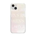 MONETのHUMAN RIGHTS ARE WOMEN RIGHTS , Clear Smartphone Case