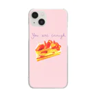 春のくまさんのYou are enough. Clear Smartphone Case