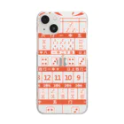 中華呪術堂（チャイナマジックホール）の【裏・赤】SICBO【大小】 Clear Smartphone Case