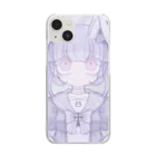 あくむ病院の電子のうさぎ。（鈴子らん） Clear Smartphone Case