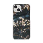 am.の桜と光 Clear Smartphone Case