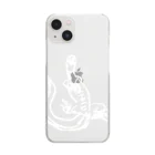 Villiamの【白】ヘソ天オオトカゲ / HESOTEN VARANUS Clear Smartphone Case