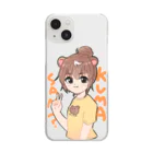 スーパーしらすのくまさん？ Clear Smartphone Case