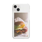 ssisters♡♡♡のハンバーガー🍔 Clear Smartphone Case