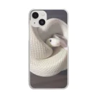 白蛇のゆずの白蛇のゆず Clear Smartphone Case