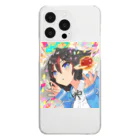 WilGato x MEGAMI ShopのYagami Ryuka - MEGAMI #02596 Merch Clear Smartphone Case