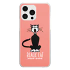 JOKERS FACTORYのBLACK CAT Clear Smartphone Case