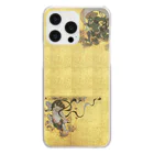 SONOTENI-ARTの023-001　俵屋宗達　『風神雷神図屏風』　クリア　スマホケース　iPhone 14ProMax/14Plus/13ProMax/12ProMax/11ProMax専用デザイン　CC5-2 Clear Smartphone Case