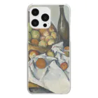 SONOTENI-ARTの017-005　ポール・セザンヌ　『りんごの籠』　クリア　スマホケース　iPhone 14ProMax/14Plus/13ProMax/12ProMax/11ProMax専用デザイン　CC5-2 Clear Smartphone Case