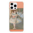 SONOTENI-ARTの007-002　エドガー・ドガ　『踊りの花形1897-81』　クリア　スマホケース　iPhone 14ProMax/14Plus/13ProMax/12ProMax/11ProMax専用デザイン　CC5-2 Clear Smartphone Case