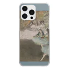 SONOTENI-ARTの007-008　エドガー・ドガ　『On the Stage』　クリア　スマホケース　iPhone 14ProMax/14Plus/13ProMax/12ProMax/11ProMax専用デザイン　CC5-2 Clear Smartphone Case