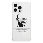 JOKERS FACTORYのGANDHI ver.2 Clear Smartphone Case