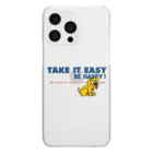 JOKERS FACTORYのTAKE IT EASY Clear Smartphone Case